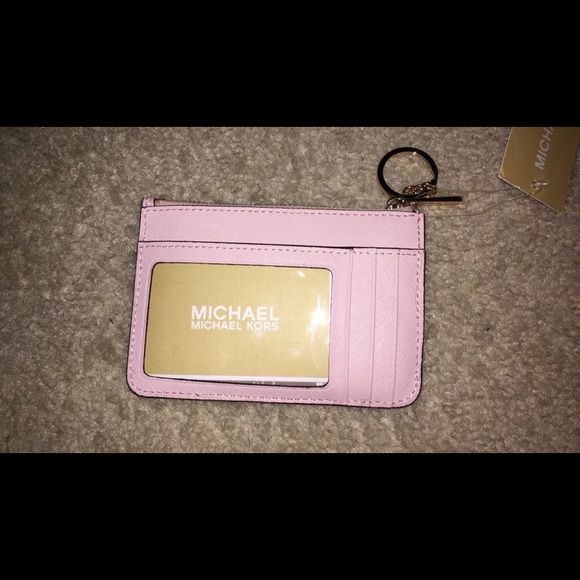Pink Michael Kors Card Holder - Picture 2 of 3